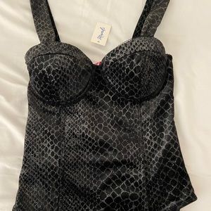 Black Cobra Bodysuit Never Worn